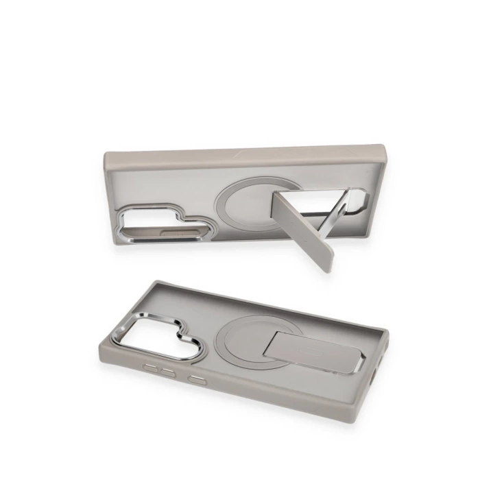 Newface Samsung Galaxy S24 Ultra Tork Magsafe Standlı Kapak - Siyah