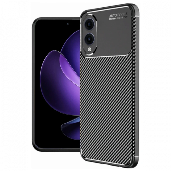 Samsung Galaxy S25 Edge Kılıf Auto Focus Karbon Kapak