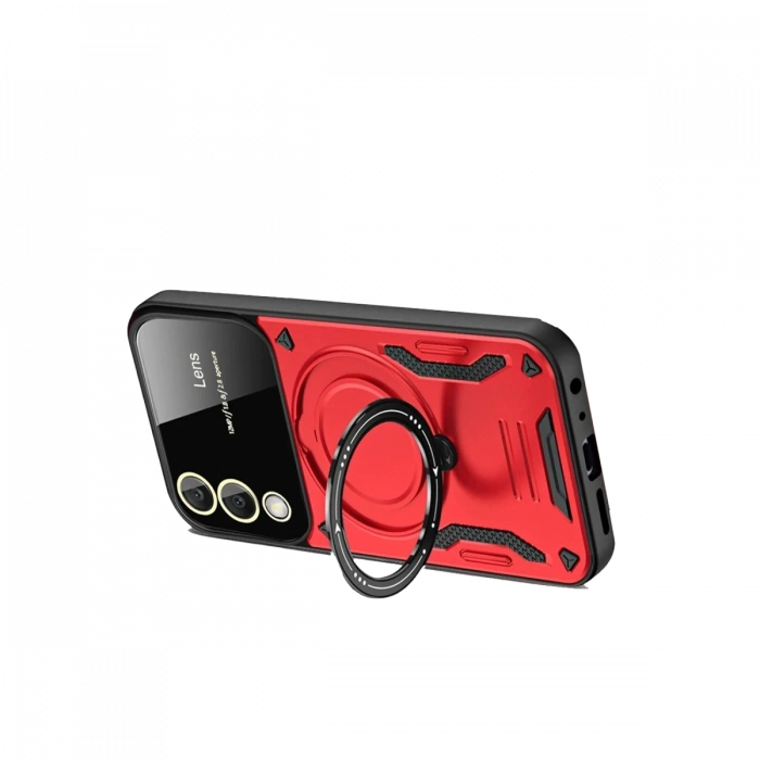 Newface Samsung Galaxy S25 Edge Kılıf Joy Lens Standlı Kapak