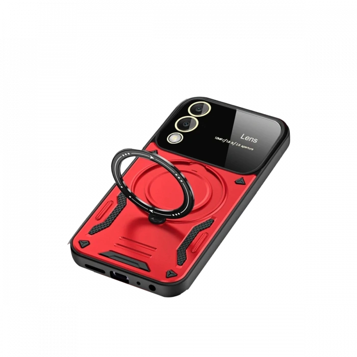 Newface Samsung Galaxy S25 Edge Kılıf Joy Lens Standlı Kapak