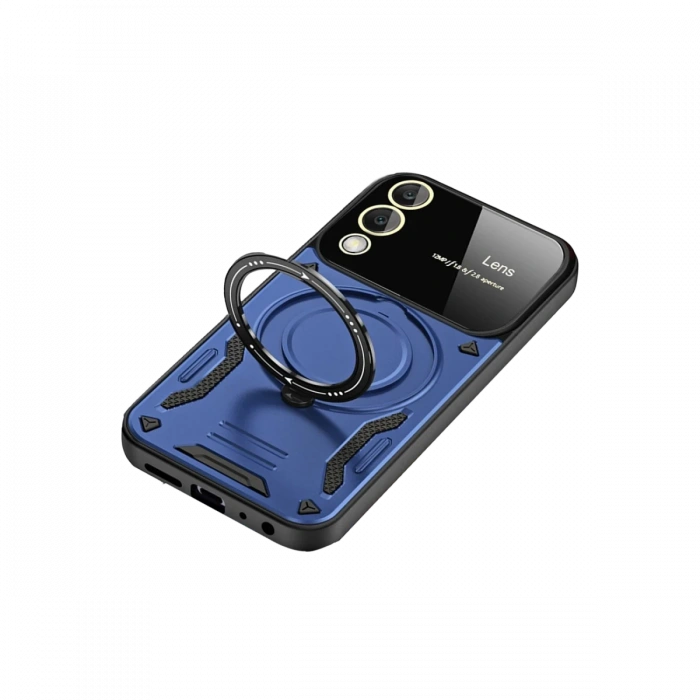 Newface Samsung Galaxy S25 Edge Kılıf Joy Lens Standlı Kapak