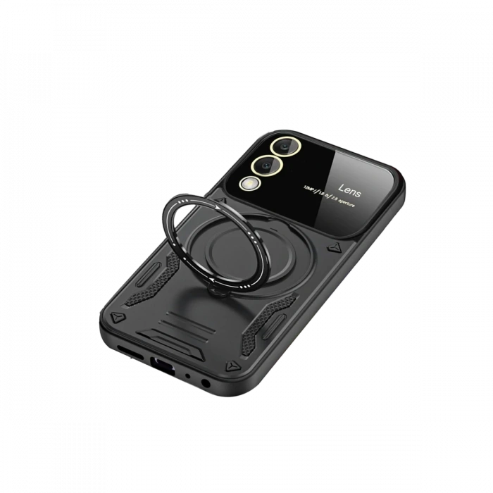 Newface Samsung Galaxy S25 Edge Kılıf Joy Lens Standlı Kapak