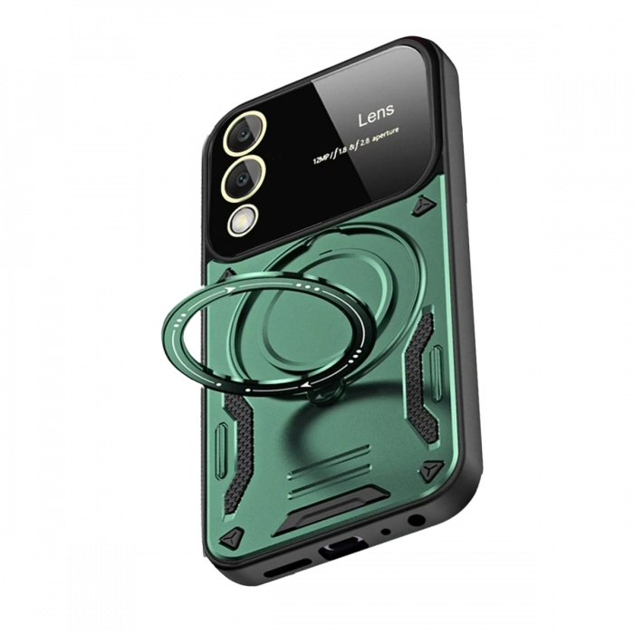 Newface Samsung Galaxy S25 Edge Kılıf Joy Lens Standlı Kapak