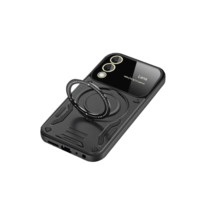 Newface Samsung Galaxy S25 Edge Kılıf Joy Lens Standlı Kapak
