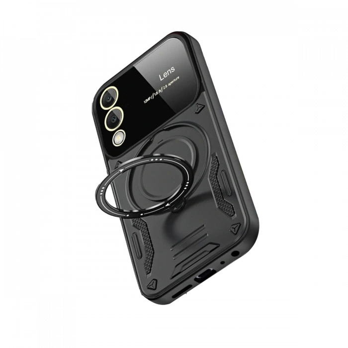 Newface Samsung Galaxy S25 Edge Kılıf Joy Lens Standlı Kapak