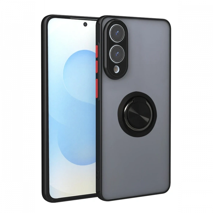 Samsung Galaxy S25 Edge Kılıf Montreal Yüzüklü Silikon Kapak