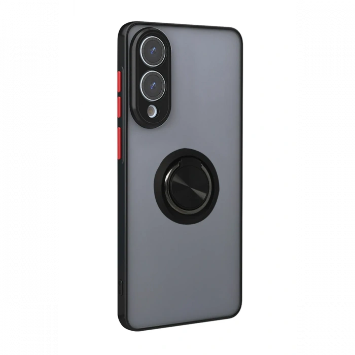 Samsung Galaxy S25 Edge Kılıf Montreal Yüzüklü Silikon Kapak