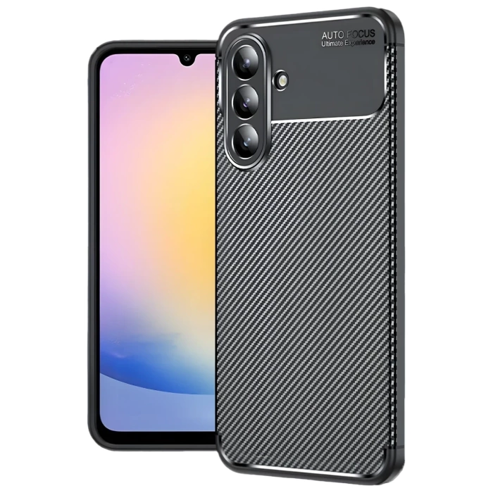 Newface Samsung Galaxy S25 FE Auto Focus Karbon Kapak