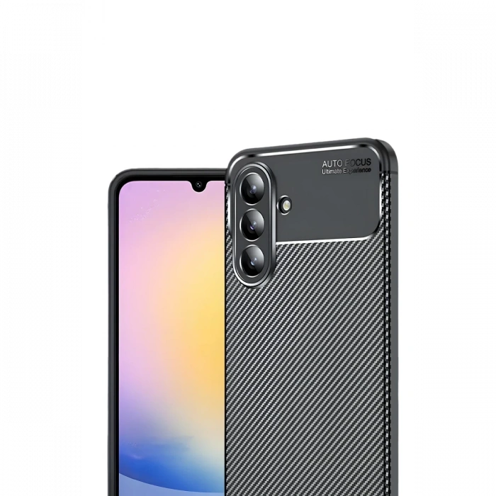 Newface Samsung Galaxy S25 FE Auto Focus Karbon Kapak