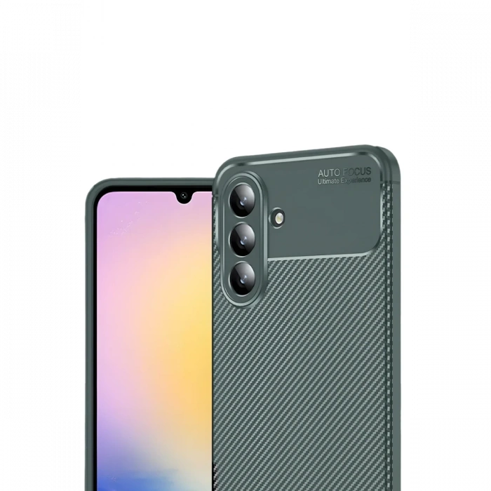 Newface Samsung Galaxy S25 FE Auto Focus Karbon Kapak