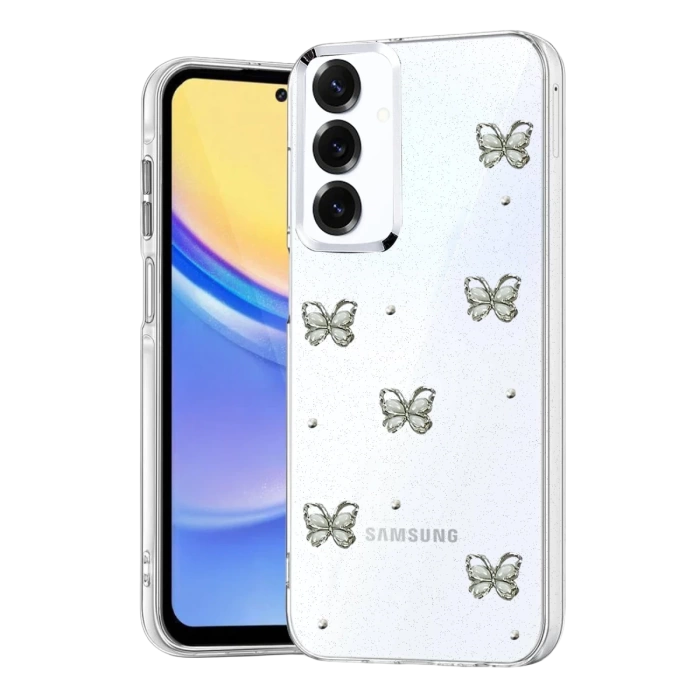 Newface Samsung Galaxy S25 Fiyonk Desenli Kapak