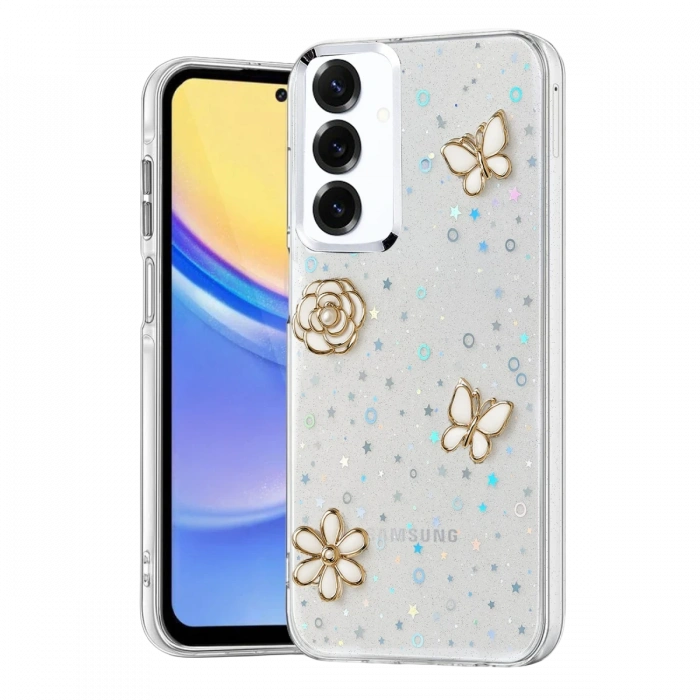 Newface Samsung Galaxy S25 Fiyonk Desenli Kapak