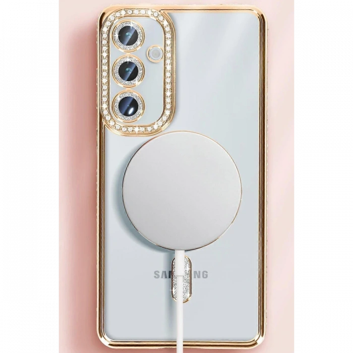 Samsung Galaxy S25 Kılıf Joke Simli Magneticsafe Kılıf