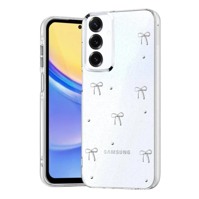 Newface Samsung Galaxy S25 Plus Fiyonk Desenli Kapak