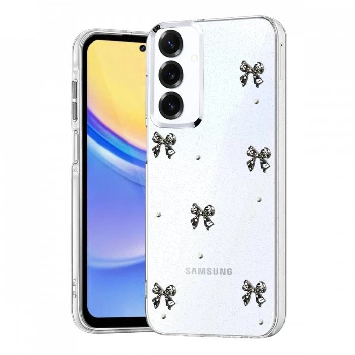 Newface Samsung Galaxy S25 Plus Fiyonk Desenli Kapak