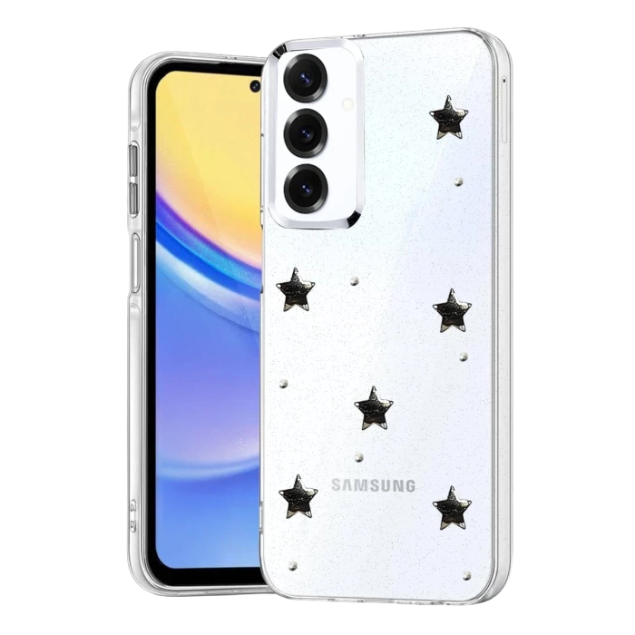 Newface Samsung Galaxy S25 Plus Fiyonk Desenli Kapak