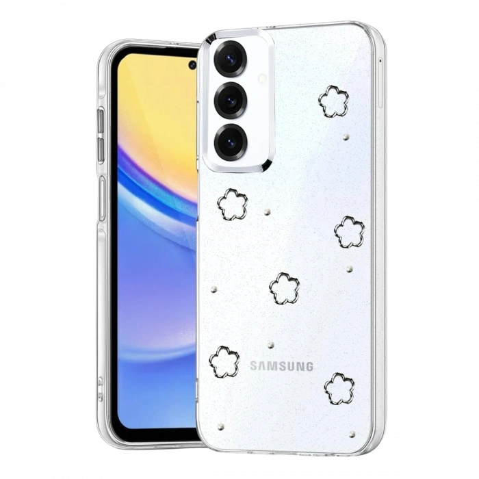 Newface Samsung Galaxy S25 Plus Fiyonk Desenli Kapak