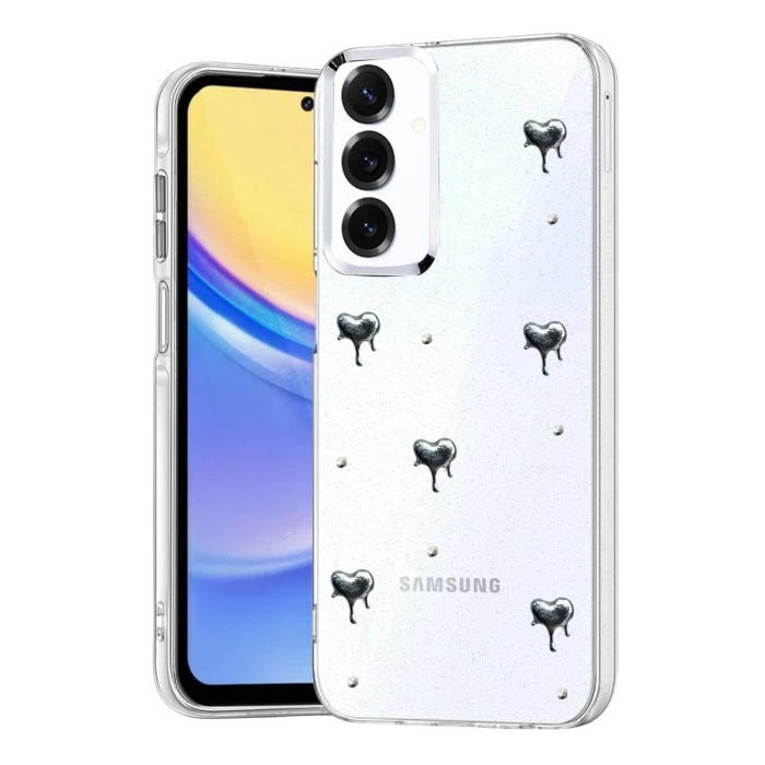 Newface Samsung Galaxy S25 Plus Fiyonk Desenli Kapak