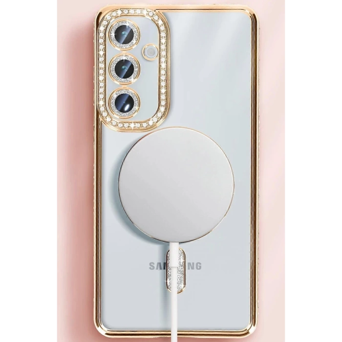 Newface Samsung Galaxy S25 Plus Kılıf Joke Simli Magneticsafe Kılıf