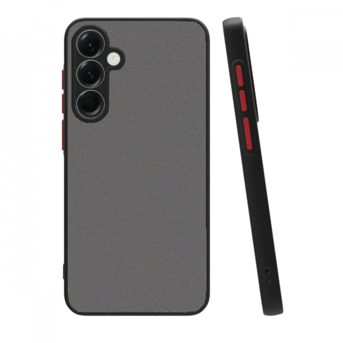 Newface Samsung Galaxy S25 Plus Kılıf Montreal Silikon Kapak - Siyah