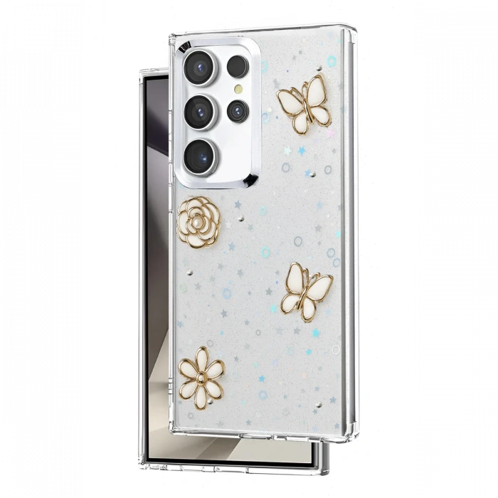 Samsung Galaxy S25 Ultra Fiyonk Desenli Kapak