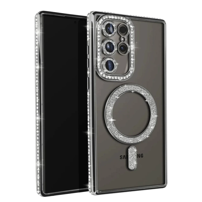 Newface Samsung Galaxy S25 Ultra Kılıf Joke Simli Magneticsafe Kılıf