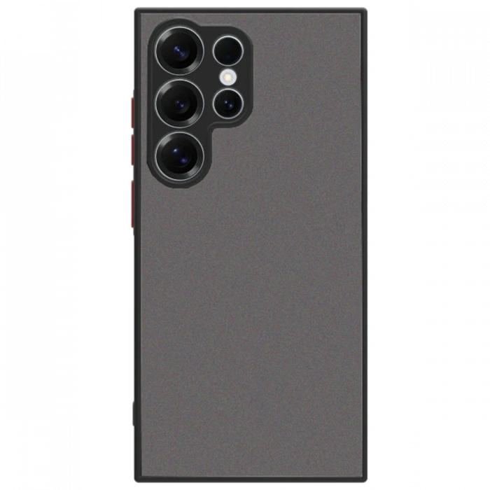 Newface Samsung Galaxy S25 Ultra Kılıf Montreal Silikon Kapak - Siyah