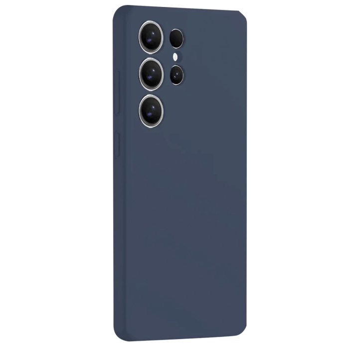 Newface Samsung Galaxy S25 Ultra Kılıf Nano içi Kadife Silikon - Lacivert