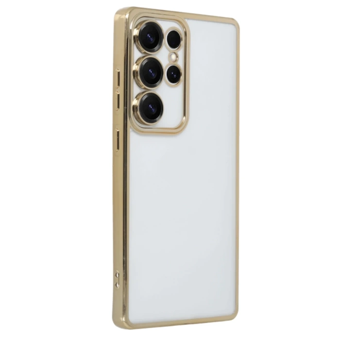 Newface Samsung Galaxy S25 Ultra Kılıf Razer Lensli Silikon