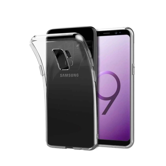 Newface Samsung Galaxy S9 Kılıf Lüx Şeffaf Silikon