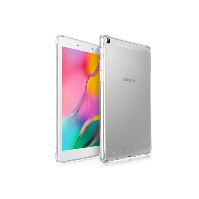 Newface Samsung Galaxy T290 Tab A 8 Kılıf Anti Şeffaf Tablet Silikon - Şeffaf
