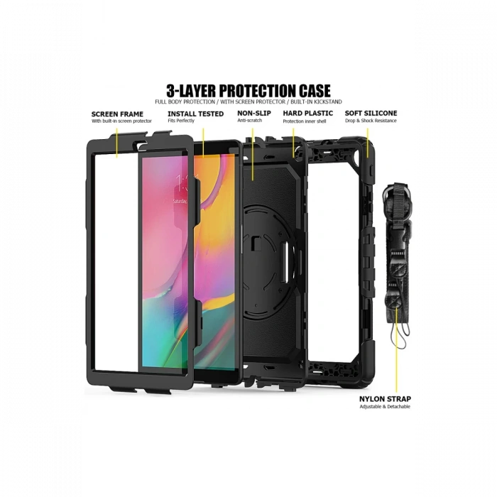 Newface Samsung Galaxy T510 Tab A 10.1 Kılıf Pars Tablet Kapak