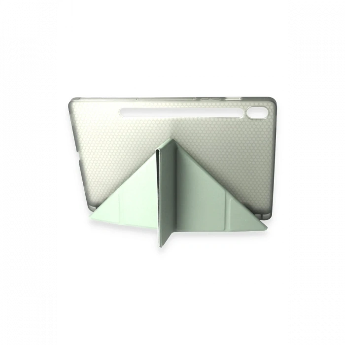 Newface Samsung Galaxy Tab A9 Kılıf Kalemlikli Mars Tablet Kılıfı - Açık Yeşil