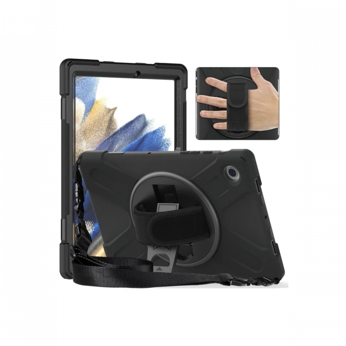 Newface Samsung Galaxy Tab A9 Plus Kılıf Amazing Tablet Kapak - Siyah