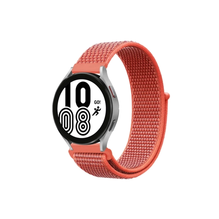 Newface Samsung Galaxy Watch 4 Hasırlı Cırtcırtlı Kordon