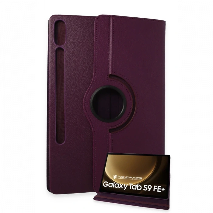 Newface Samsung Galaxy X610 Tab S9 FE Plus 12.4 Kılıf 360 Tablet Deri Kılıf