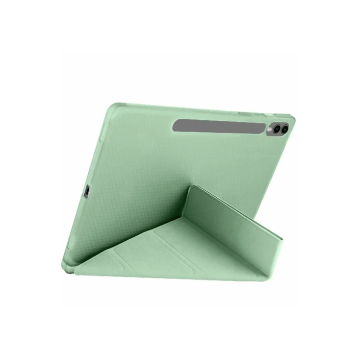Newface Samsung Galaxy X610 Tab S9 FE Plus 12.4 Kılıf Kalemlikli Mars Tablet Kılıfı - Açık Yeşil