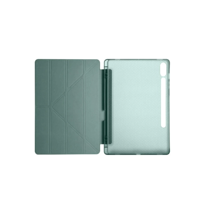 Newface Samsung Galaxy X610 Tab S9 FE Plus 12.4 Kılıf Kalemlikli Mars Tablet Kılıfı - Koyu Yeşil