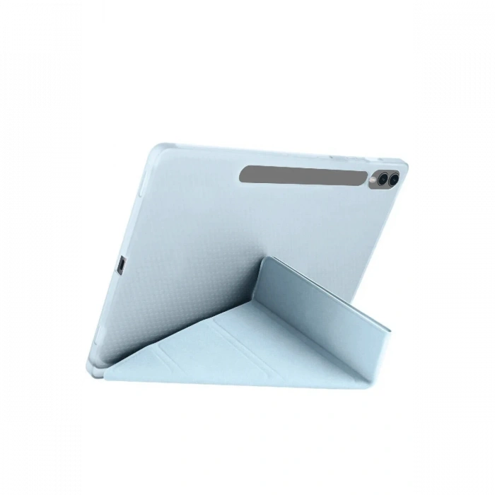 Newface Samsung Galaxy X610 Tab S9 FE Plus 12.4 Kılıf Kalemlikli Mars Tablet Kılıfı - Mavi