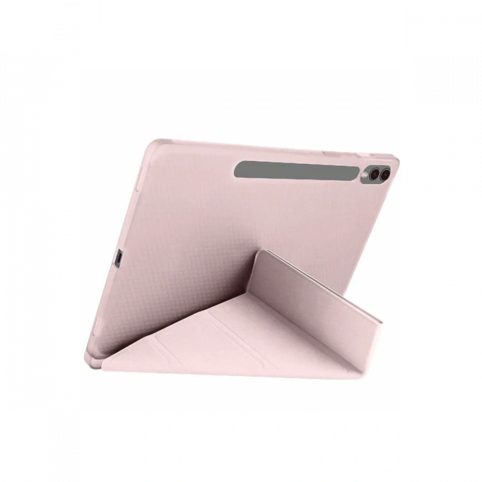 Newface Samsung Galaxy X610 Tab S9 FE Plus 12.4 Kılıf Kalemlikli Mars Tablet Kılıfı - Rose Gold
