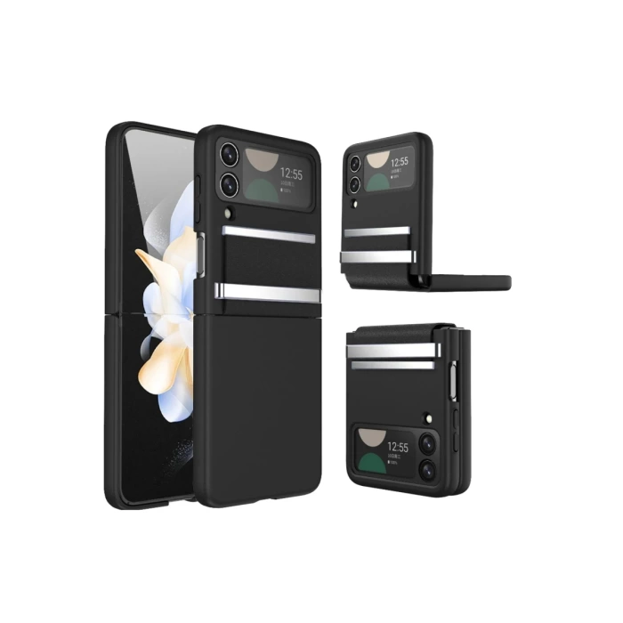 Newface Samsung Galaxy Z Flip 3 Kılıf Belt Flip Kapak