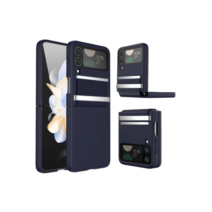 Newface Samsung Galaxy Z Flip 4 Kılıf Belt Flip Kapak