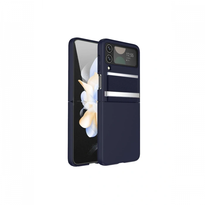 Newface Samsung Galaxy Z Flip 4 Kılıf Belt Flip Kapak