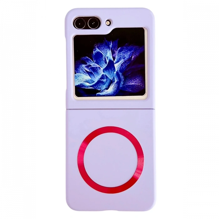 Newface Samsung Galaxy Z Flip 5 Kılıf Mata Fold Kapak