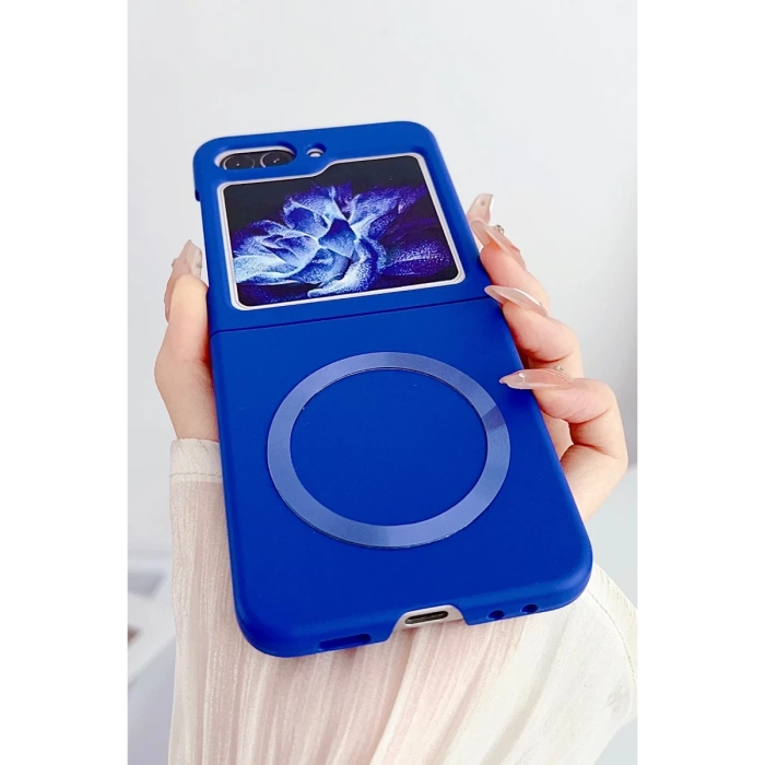 Newface Samsung Galaxy Z Flip 5 Kılıf Mata Fold Kapak