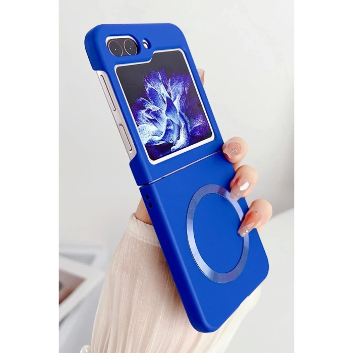 Newface Samsung Galaxy Z Flip 5 Kılıf Mata Fold Kapak