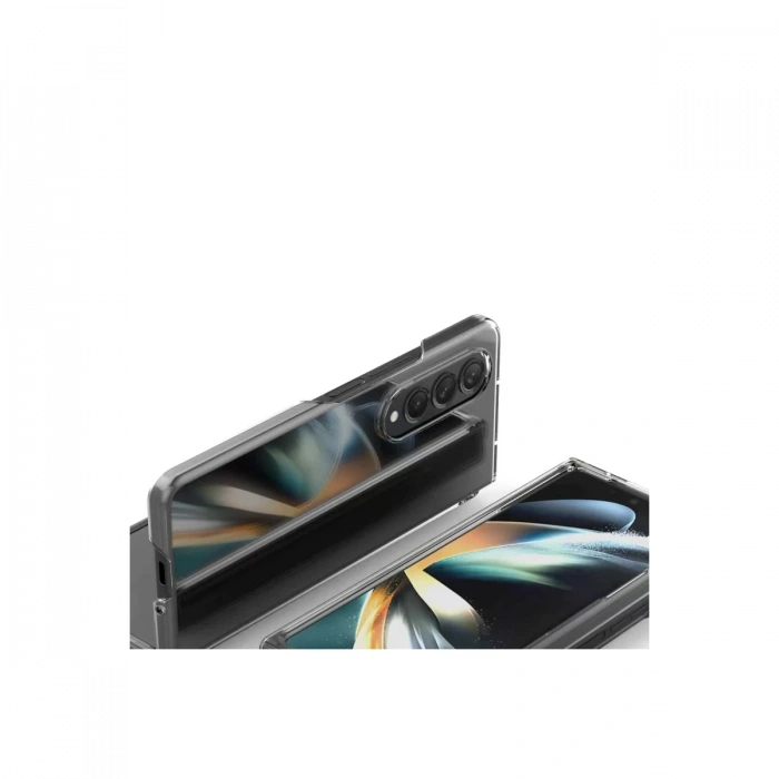 Newface Samsung Galaxy Z Fold 3 Kılıf Fold TPU Silikon - Şeffaf
