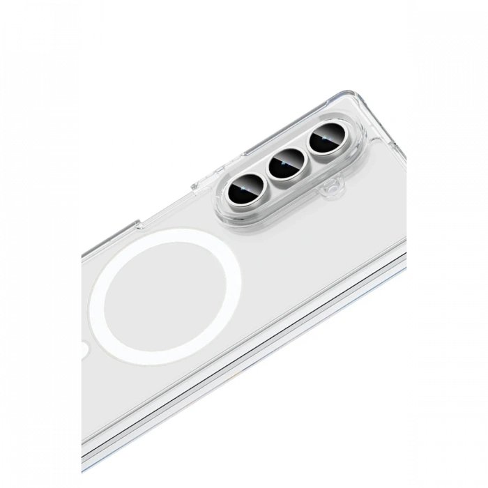 Samsung Galaxy Z Fold 7 Kılıf Magneticsafe Şeffaf Silikon - Şeffaf