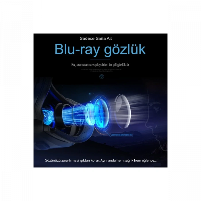 Newface Shinecon SC-G02ED 3D Sanal Gerçeklik Gözlüğü - Siyah