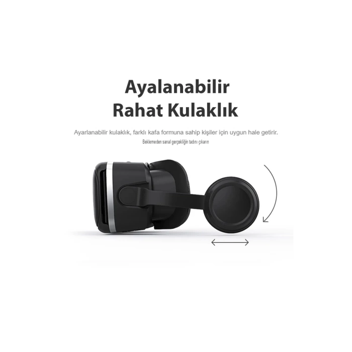 Newface Shinecon SC-G04E 3D Sanal Gerçeklik Gözlüğü - Siyah